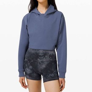 Lululemon cropped hoodies - blue gray